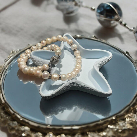 Blå sjøstjerne til ringer og smykker eller dekor